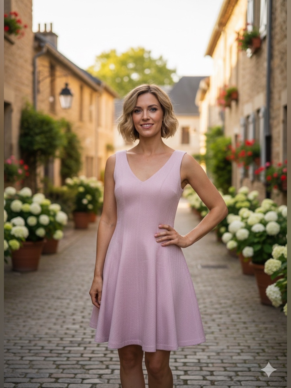 Club Monaco Alixi pale pink sleeveless fit and flare mini dress size 4
